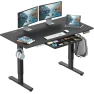 Thumbnail Electric Height Adjustable Standing Desk with Drawer and Memory Preset — Office, SHW