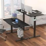 Thumbnail Electric Height Adjustable Standing Desk with Drawer and Memory Preset — Office, SHW