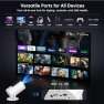 Thumbnail Portable Projector with WiFi 6 and Bluetooth 5.2 — Home Theater Projectors, YINCODI