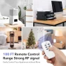 Thumbnail Remote Control Power Strip with 3 Independent Outlets, 4 USBs, Extension Cord, Overload Protection, Wall Mount — Power Solutions & Surge Protection, BN-LINK