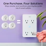 Thumbnail Smart Wi-Fi 4 Outlet Plug with Surge Protection — Power Guardians, Geeni