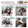 Thumbnail Viking Bike Chain Lock with Key, Seatylock