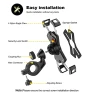 Thumbnail Bike Phone Mount with Stainless Steel Clamp Arms — Cycling, visnfa