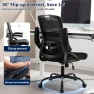 Thumbnail Ergonomic Office Chair with Adjustable Lumbar Support and Breathable Mesh — Desk Chairs, Nexthro