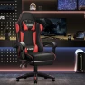 Thumbnail Gaming Chair with Footrest and Massage Lumbar Support — Gaming Chairs, Bigzzia