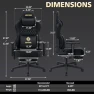 Thumbnail Gaming Chair with Speakers and Massage — Ergonomic Chair, HOFFREE