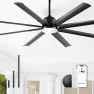 Thumbnail Industrial Smart Ceiling Fan with Light and Remote Control — Ceiling Fans, Minislak