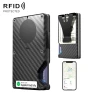 Metal Wallet with Built-in Tracker and RFID Blocking — Travel Wallets