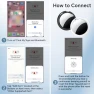 Thumbnail Pair of Bluetooth Smart Tracker Tags with Find My App Compatibility — Item Locators, Votlik