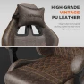 Thumbnail Vintage PU Leather Gaming Chair with Massage and Footrest — Gaming Chairs, Ferghana