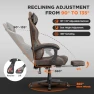 Thumbnail Vintage PU Leather Gaming Chair with Massage and Footrest — Gaming Chairs, Ferghana