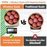 Thumbnail Wireless Kitchen Scale with Detachable Remote Display — Weight Management Tools, YFL