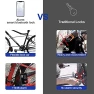 Thumbnail Bluetooth Bike Lock with Alarm — Cable, NUNET