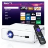 Thumbnail Smart Projector with Roku Streaming, 1080P FHD, Auto Focus, Dolby Audio, and WiFi/Bluetooth — Smart Projector, Aurzen
