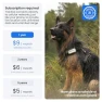 Thumbnail Smart Dog GPS Tracker with Virtual Fence and Health Monitoring — Trackers, Tractive
