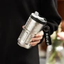 Pure Titanium Smart Temperature Display Coffee Thermos Mug — Smart Water Bottle, RELEA