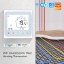 Smart WiFi Thermostat for Floor Heating with Digital LCD Display and Wall Mounted Installation — Smart Thermostat, superme live