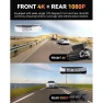 Front and Rear Dash Cam with 4K Resolution — Dash Cam, 2zSF