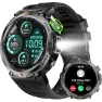 Military Smart Watch for Men with LED Flashlight, 1.45 HD Outdoor Tactical Rugged Smartwatch, Sports Fitness Tracker — Smart Watch, 3JH