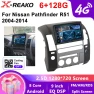 9-inch Car Radio with Android 13, QLED Screen, Bluetooth 5.0, 8-Core Processor, 6GB RAM, 128GB Storage — Car Infotainment System, X-REAKO