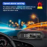 Solar HUD Wireless Car Head Up Display Digital GPS Speedometer — Heads Up Display, yfahlga