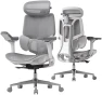 Thumbnail Ergonomic Office Chair with Dynamic Lumbar Support and Adjustable Headrest — Smart Chairs, Hbada