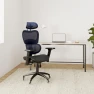 Thumbnail Ergonomic Office Chair with Lumbar Support, Adjustable Armrests, Headrest, and Wheels — Smart Chairs, Nouhaus