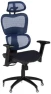 Thumbnail Ergonomic Office Chair with Lumbar Support, Adjustable Armrests, Headrest, and Wheels — Smart Chairs, Nouhaus