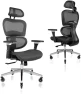 Thumbnail Ergonomic Office Chair with Lumbar Support, Adjustable Armrests, Headrest, and Wheels — Smart Chairs, Nouhaus