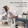 Thumbnail Ergonomic Office Chair with Ultra Soft 3D Armrests and Dynamic Lumbar Support — Smart Chairs, SIHOO