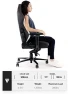 Thumbnail Gaming Chair - Reclining - Ergonomic & Comfortable Computer Chair with 4D Armrests - Magnetic Head Pillow & 4-Way Lumbar... — Smart Chairs, Secretlab
