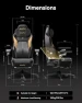 Thumbnail Gaming Chair with Ventilated and Heated Seat, Adjustable Armrests, Lumbar Support, and Footrest — Smart Chairs, AutoFull