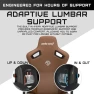 Thumbnail Large Gaming Chair for Adults - Ergonomic Brown PVC Leather Gaming Seat with Lumbar Support, Comfortable Office Chair... — Smart Chairs, Anda Seat