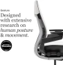Thumbnail Office Chair with Wheels for Carpet - Ergonomic Work Chair - Comfortable - Intuitive-to-Adjust for Desk - 360-Degree... — Smart Chairs, Steelcase