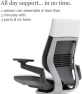 Thumbnail Office Chair with Wheels for Carpet - Ergonomic Work Chair - Comfortable - Intuitive-to-Adjust for Desk - 360-Degree... — Smart Chairs, Steelcase