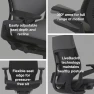 Thumbnail Office Chair with Wheels for Carpet — Smart Chairs, Steelcase