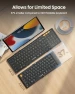 Thumbnail Foldable Compact Keyboard with PU Leather Cover — Bluetooth Keyboard, ProtoArc