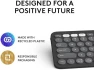 Thumbnail Multi-Device Bluetooth Wireless Keyboard with Customizable Shortcuts — Bluetooth Keyboard, Logitech