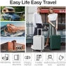 Thumbnail Carry On Luggage with Cup Phone Holder and Charger Hard Shell Suitcases with Spinner Wheels — Smart Luggage, mixi