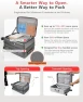 Thumbnail Expandable Carry On Luggage with Cup Holder, USB Charge, and TSA Lock — Smart Luggage, ISLAND ELEPHANT