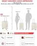 Thumbnail Expandable Carry On Luggage with Cup Holder, USB Charge, and TSA Lock — Smart Luggage, ISLAND ELEPHANT