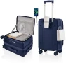 Thumbnail Expandable Carry On Luggage with Cup Holder, USB Charge, and TSA Lock — Smart Luggage, ISLAND ELEPHANT