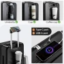 Thumbnail Expandable Hard Shell Suitcase with Top Opening and USB Port — Smart Luggage, CASELLY