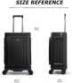 Thumbnail Luxury Hardshell Carry-On Luggage — Smart Luggage, feilario
