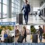 Thumbnail No Zipper Carry On Luggage with Wheels — Smart Luggage, Krute