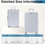 Thumbnail No Zipper Luggage Set 2 Pieces Aluminum Frame PC Hard Shell Zipperless Suitcase Set With Wheels TSA Lock Carry On and... — Smart Luggage, Krute