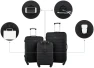 Thumbnail Smart Spinner Hardside Luggage Set — Smart Luggage, Wrangler