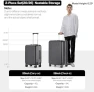 Thumbnail 2-Piece Luggage Sets with Cup Phone Holder and Charger Hard Shell Suitcases with Spinner Wheels — Smart Luggage, mixi