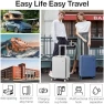 Thumbnail Carry On Luggage with Cup Phone Holder and Charger Hard Shell Suitcases with Spinner Wheels — Smart Luggage, mixi