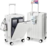 Thumbnail Front Pocket Carry On Luggage — Smart Luggage, MRPLUM